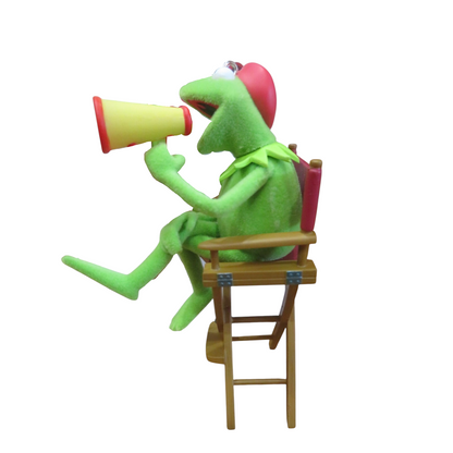 2019 Lights! Camera! Kermit! Hallmark Ornament (The Muppets) QXD6317