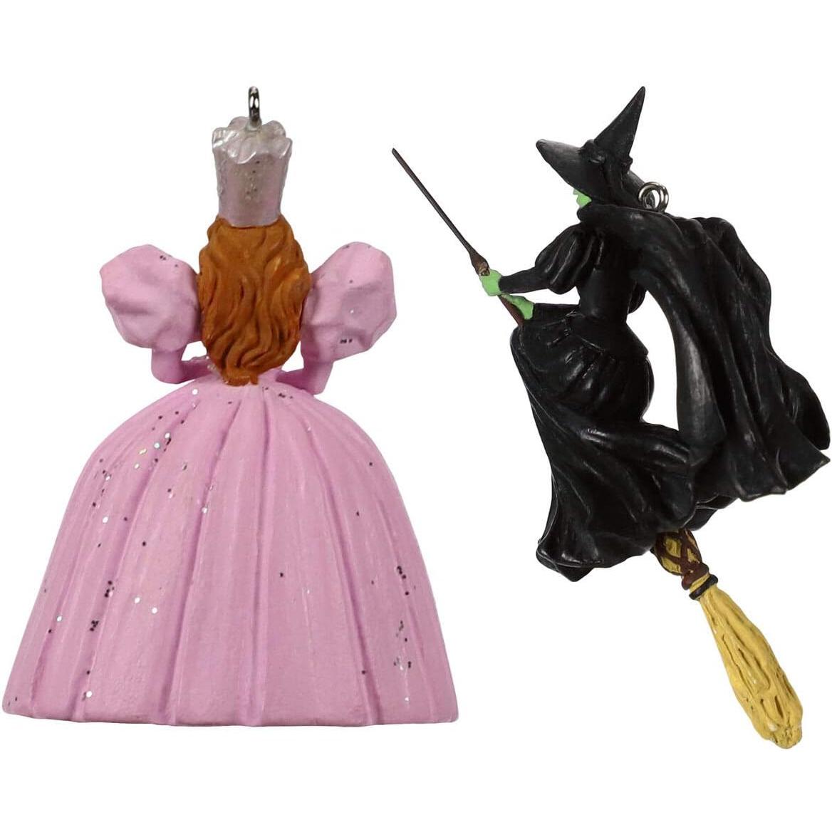 2019 Mini Glinda the Good Witch and Wicked Witch of the West Hallmark Ornament (The Wizard of Oz) QXE3197