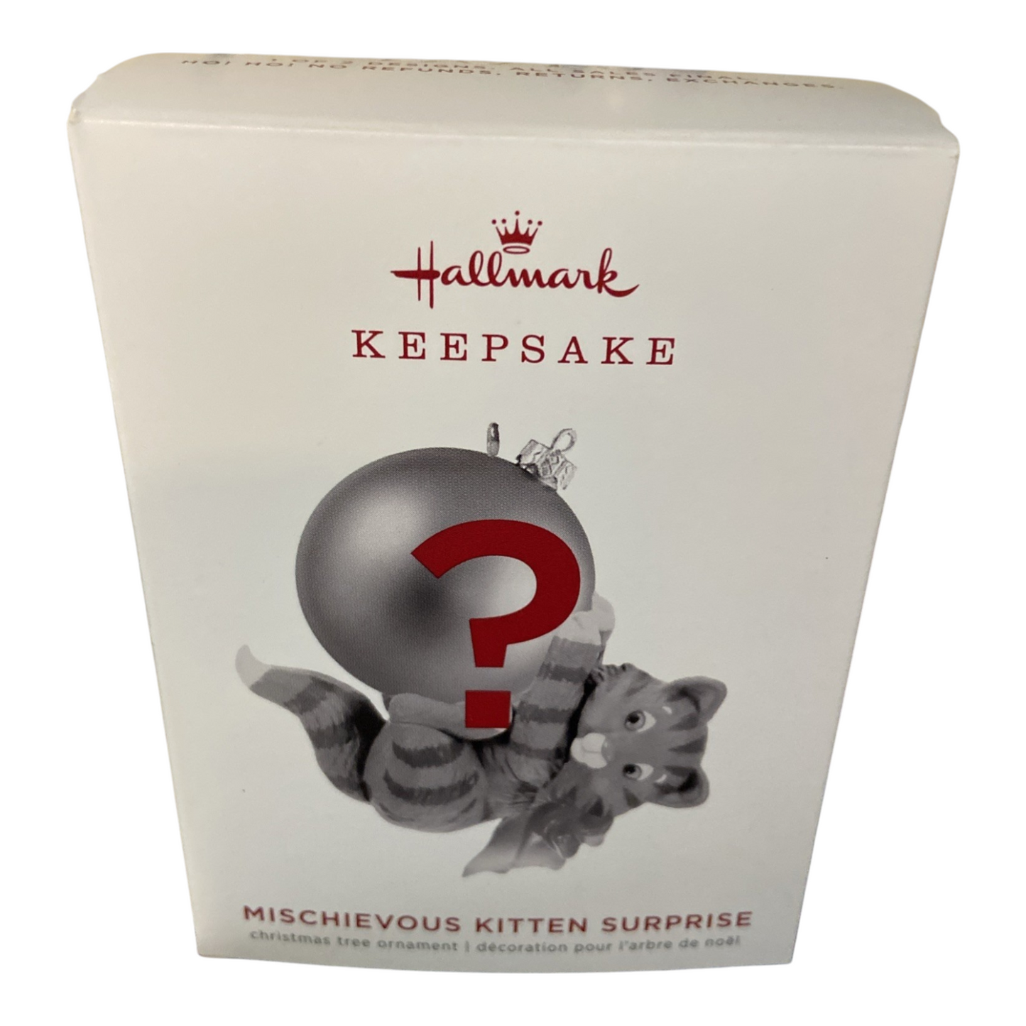 2019 Mischievous Kitten Surprise Hallmark Ornament (Mischievous Kitten) QGO2339