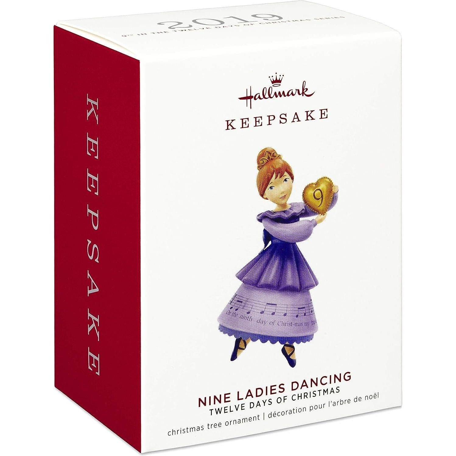 2019 Nine Ladies Dancing Hallmark Ornament (Twelve Days of Christmas) QXR9427