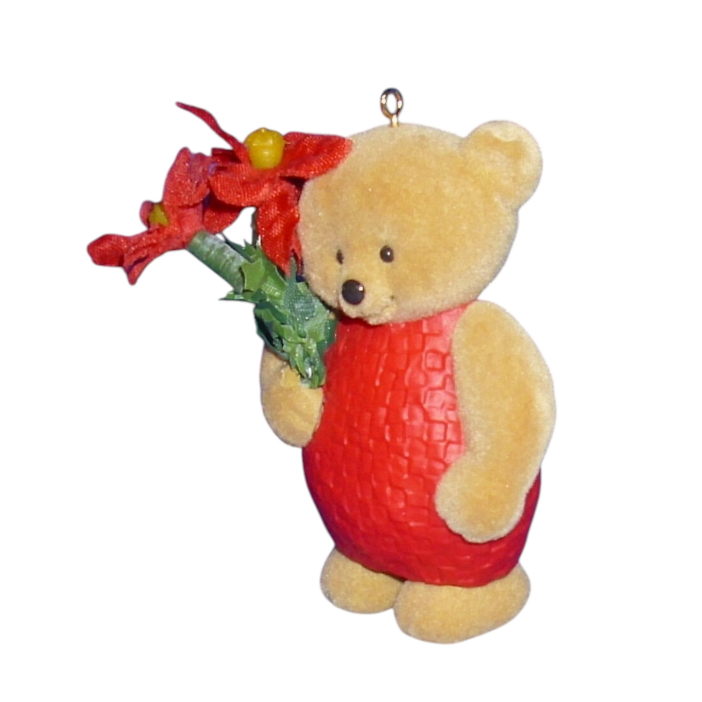 2019 Pretty Poinsettia Hallmark Ornament (Mary Hamilton's Bears) QXR9109