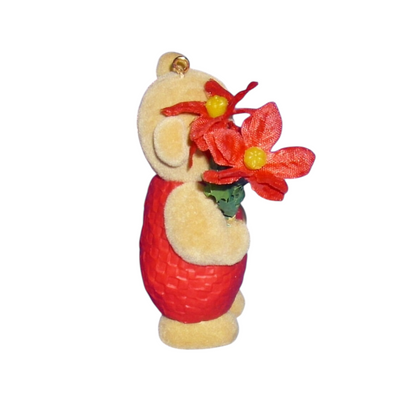 2019 Pretty Poinsettia Hallmark Ornament (Mary Hamilton's Bears) QXR9109