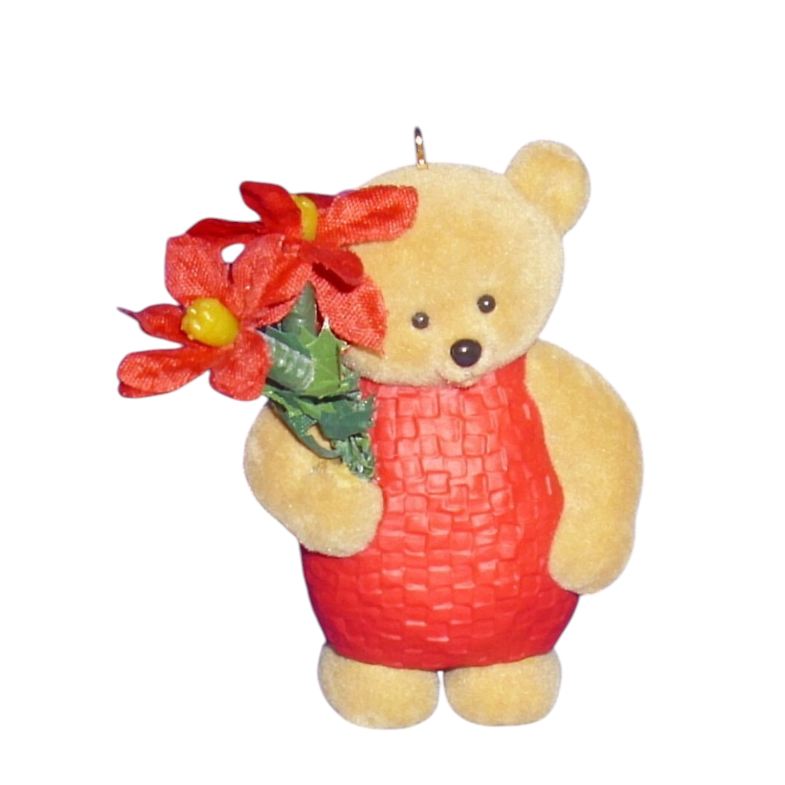 2019 Pretty Poinsettia Hallmark Ornament (Mary Hamilton's Bears) QXR9109