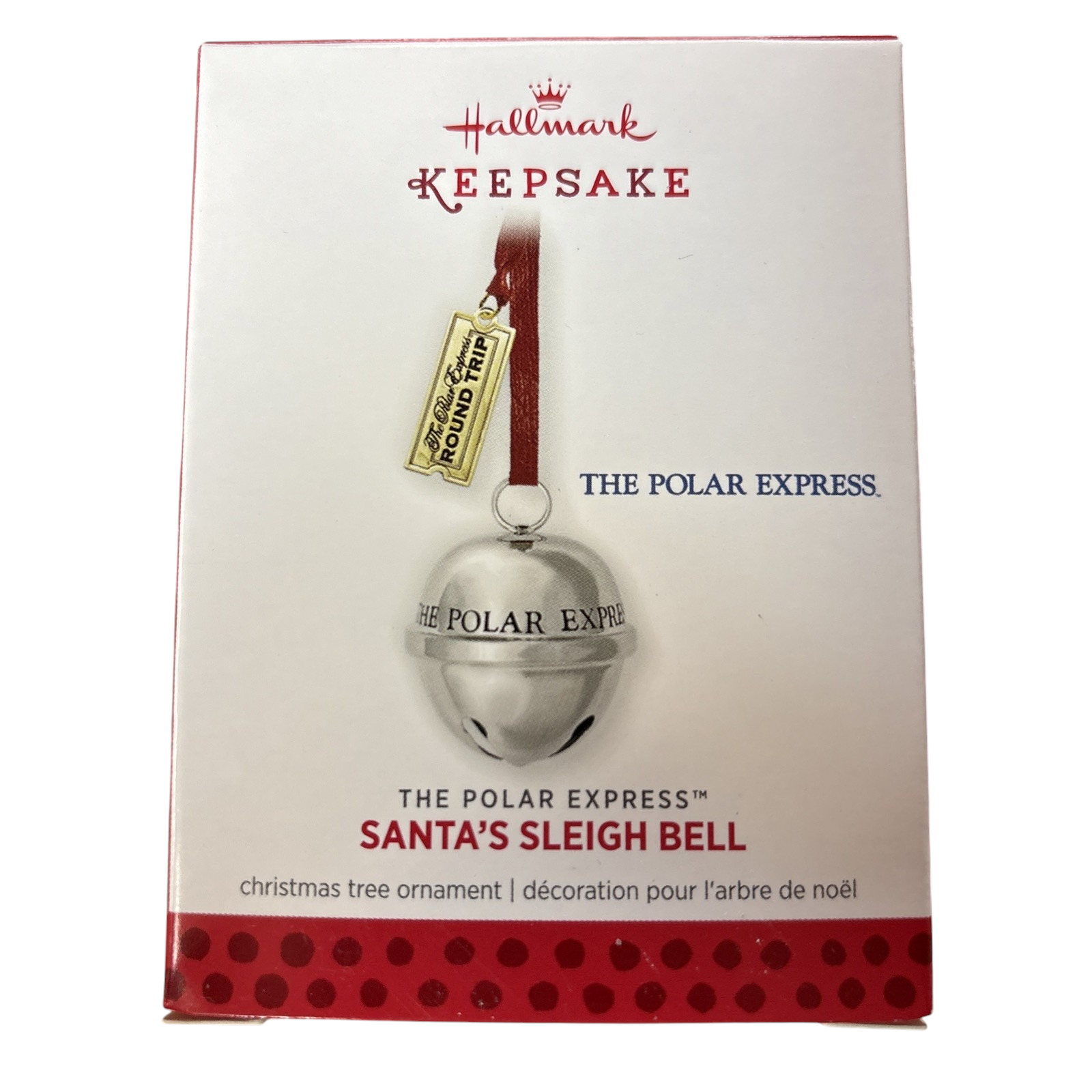 2019 Santa's Sleigh Bell Hallmark Ornament (The Polar Express) QXI3319