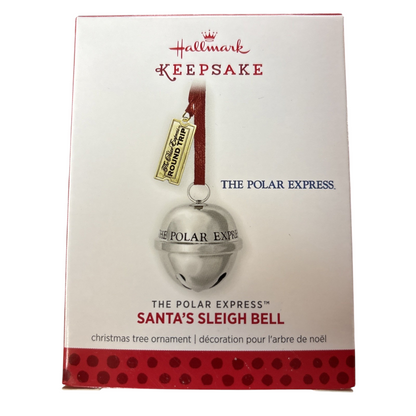 2019 Santa's Sleigh Bell Hallmark Ornament (The Polar Express) QXI3319