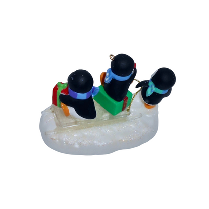 2019 Sledding Shenanigans Hallmark Ornament (Kris' Penguins) QGO2019