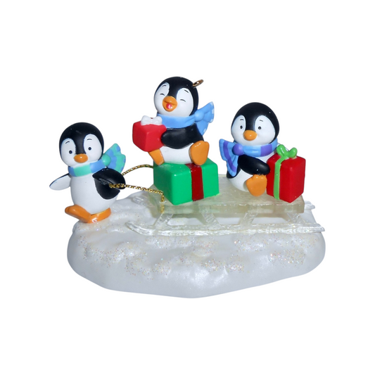 2019 Sledding Shenanigans Hallmark Ornament (Kris' Penguins) QGO2019