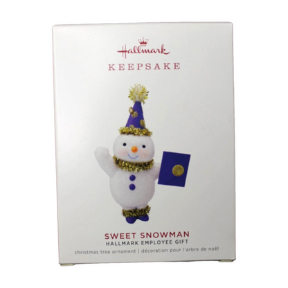 2019 Sweet Snowman Hallmark Ornament (Snowmen) LPR3609