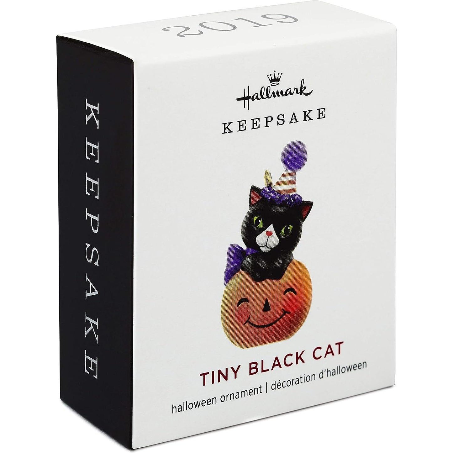 2019 Tiny Black Cat Hallmark Ornament (Halloween) QFO5279