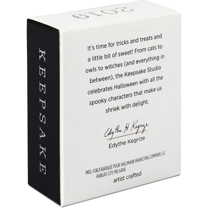 2019 Tiny Black Cat Hallmark Ornament (Halloween) QFO5279