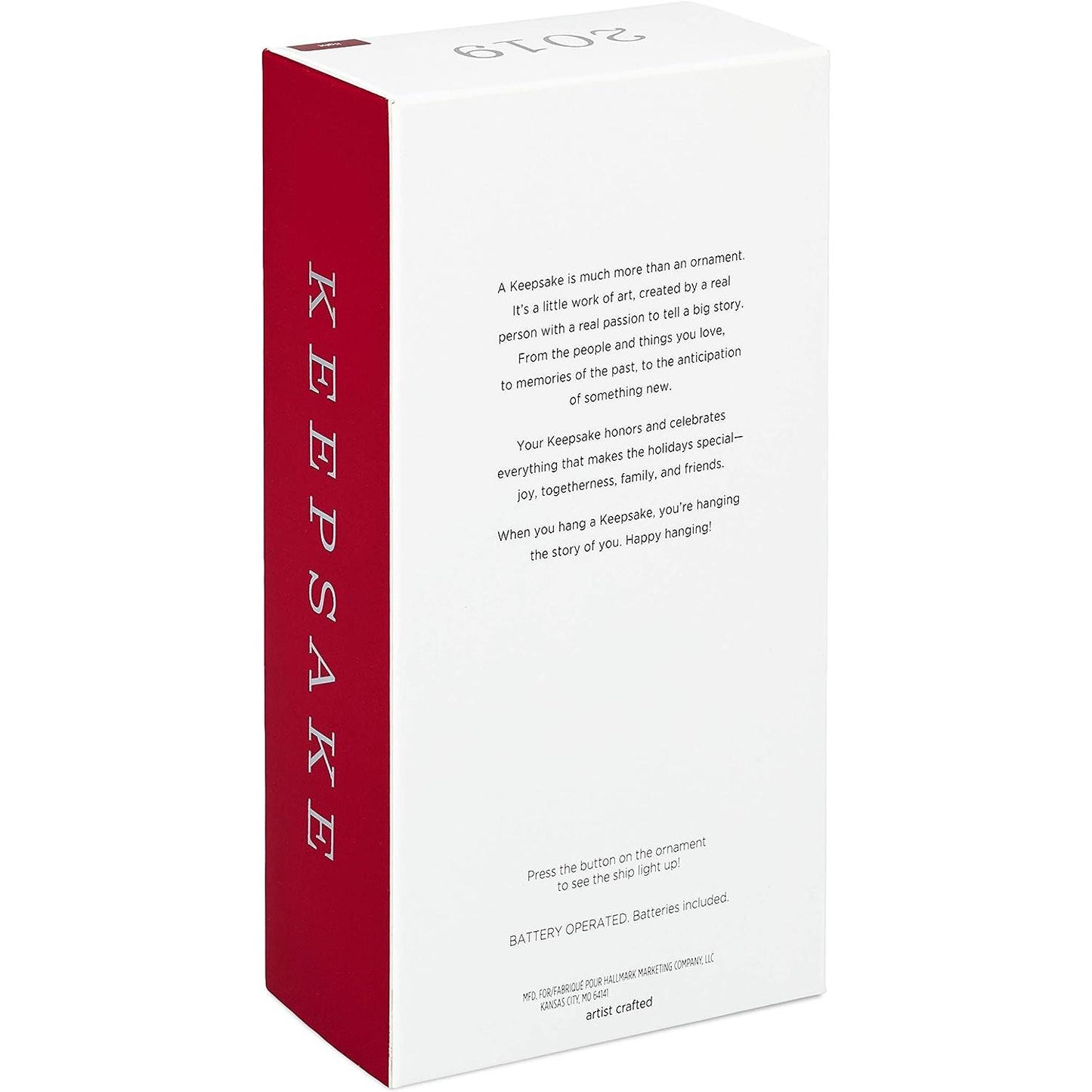 2019 U.S.S. Enterprise NCC-1701 Hallmark Ornament (Star Trek) QXI3659