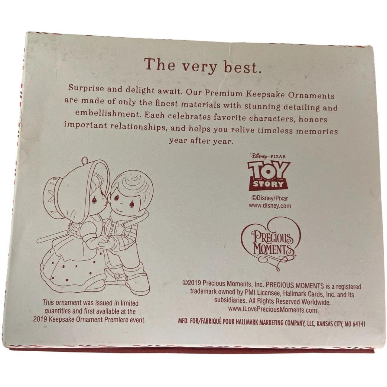 2019 Woody and Bo Peep Hallmark Ornament (Toy Story) QXE3137