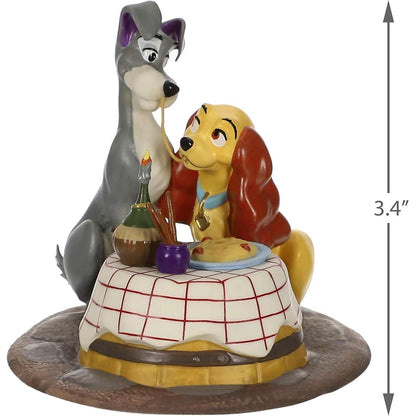 2019 A Beautiful Night Hallmark Ornament (Lady and the Tramp) QXD4087
