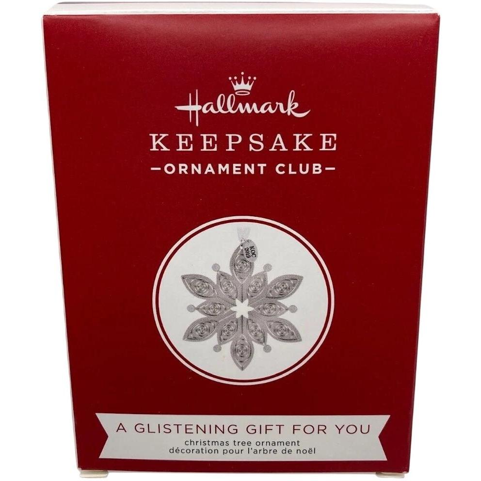 2019 A Glistening Gift For You Hallmark Ornament (Snowflake) QXC5390