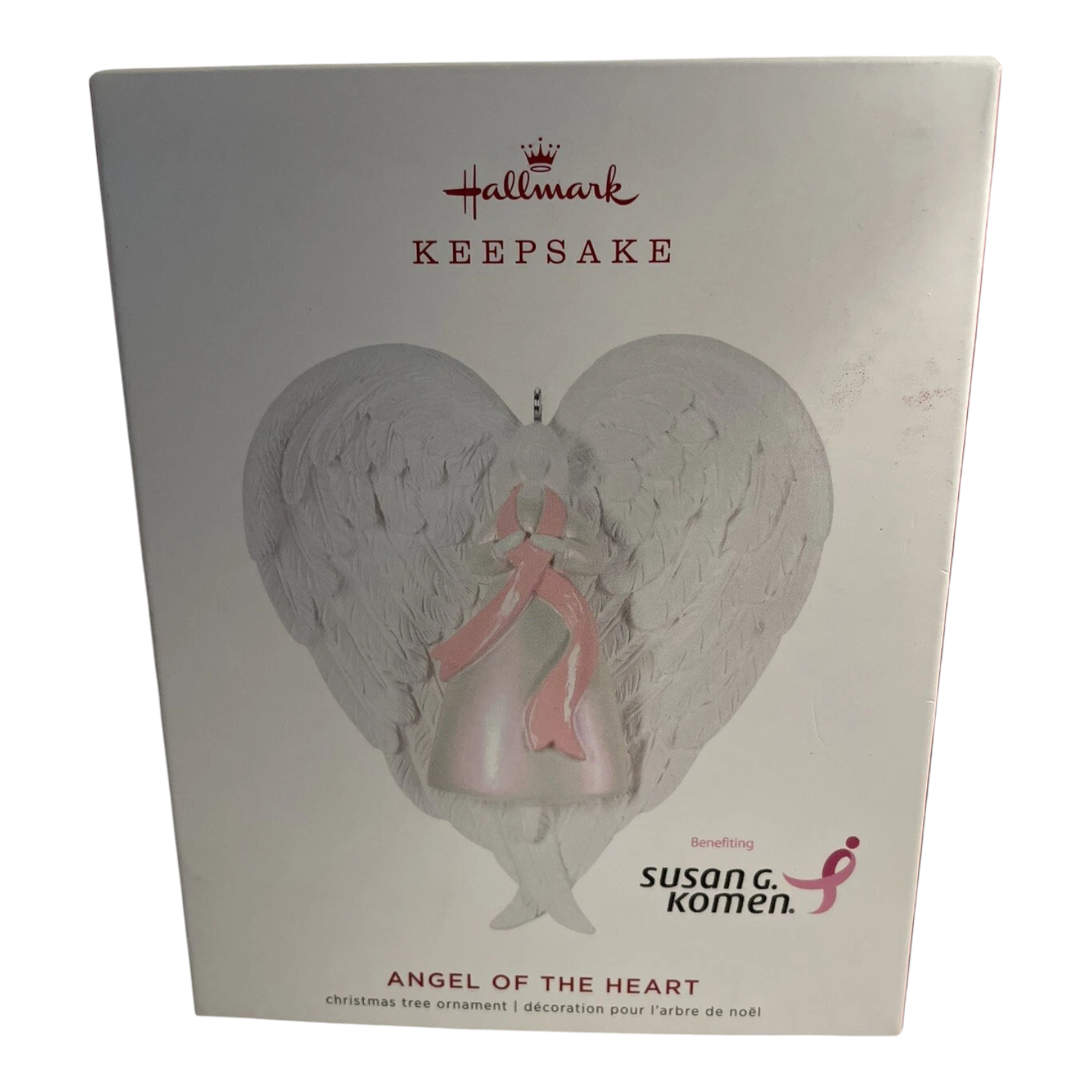 2019 Angel of the Heart Hallmark Ornament (Susan G Komen) QXI3839