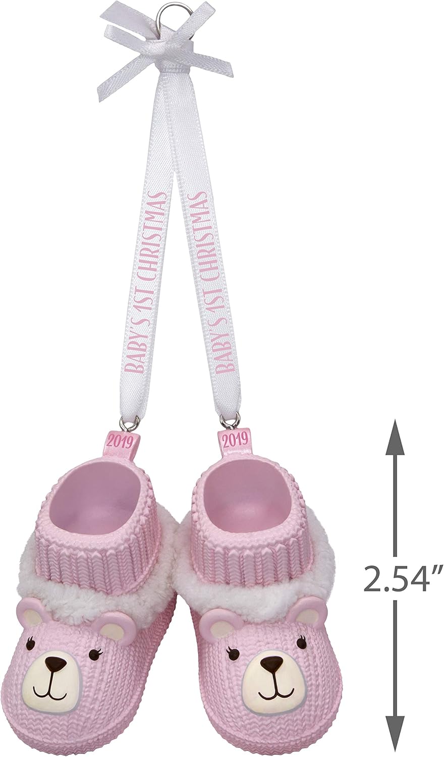 2019 Baby Girl's First Christmas Hallmark Ornament (Baby's First Christmas) QGO2367