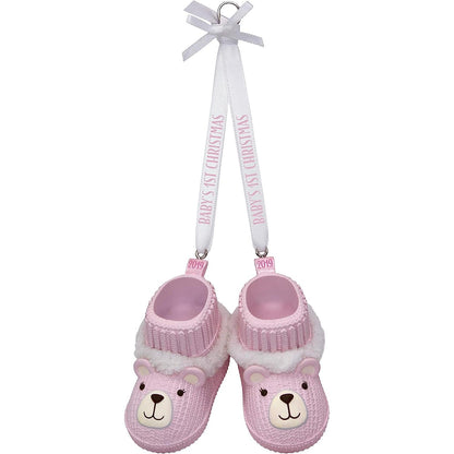 2019 Baby Girl's First Christmas Hallmark Ornament (Baby's First Christmas) QGO2367