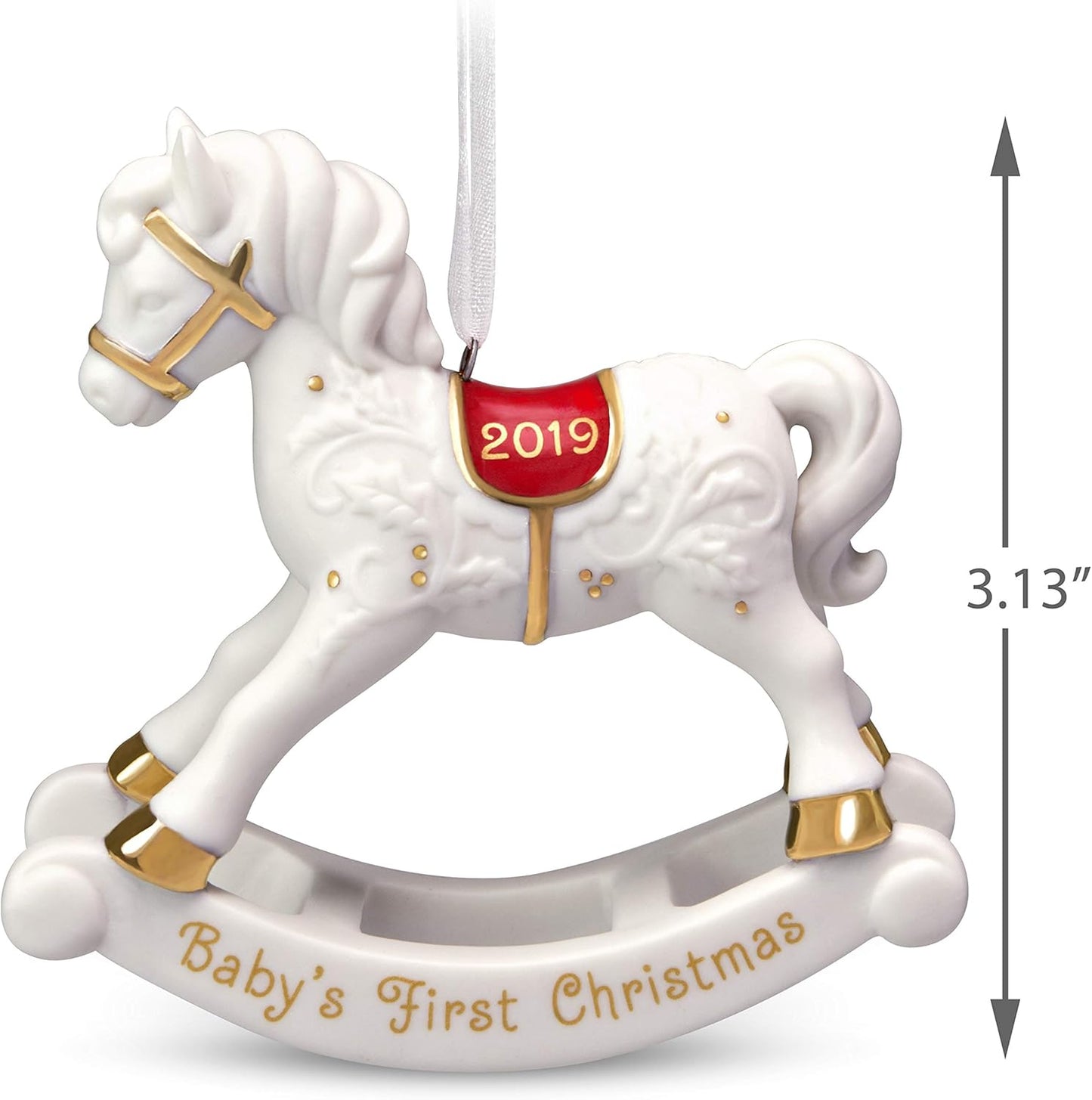 2019 Baby's First Christmas Hallmark Ornament (Baby's First Christmas) QHX4019