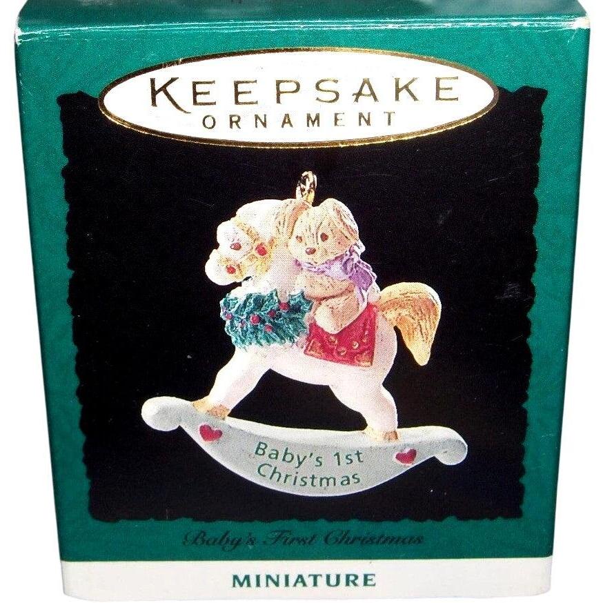 2019 Baby's First Christmas Hallmark Ornament (Baby's First Christmas) QXM4003