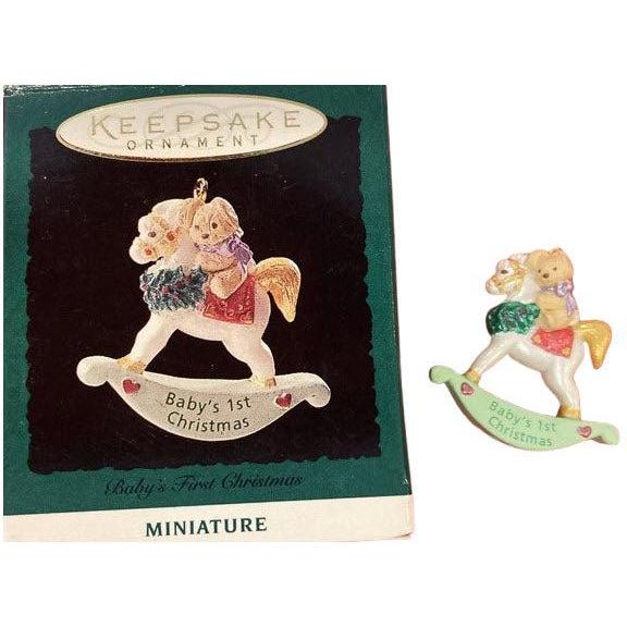 2019 Baby's First Christmas Hallmark Ornament (Baby's First Christmas) QXM4003