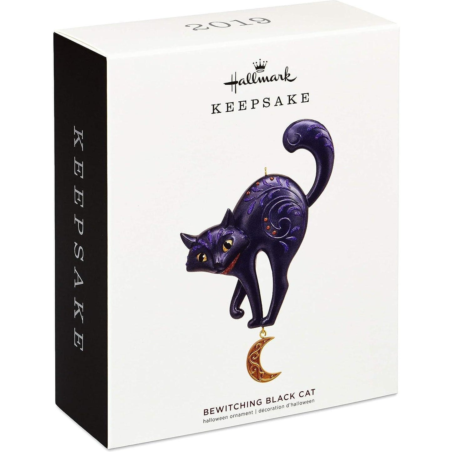 2019 Bewitching Black Cat Hallmark Ornament (Halloween) QFO5275