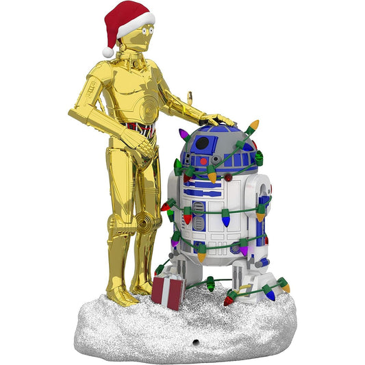 2019 C-3PO and R2-D2 Peekbuster Hallmark Ornament (Star Wars) QXI3827