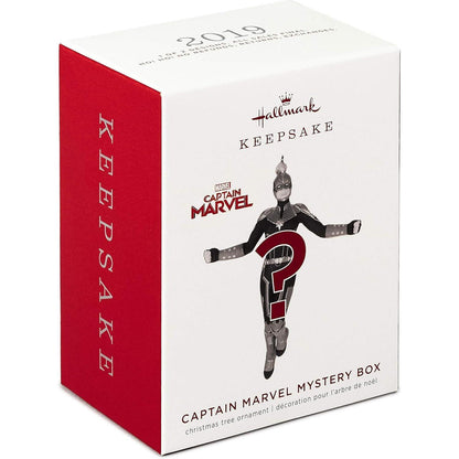 2019 Captain Marvel Mystery Box Hallmark Ornament (Super Heroes) QXI3509