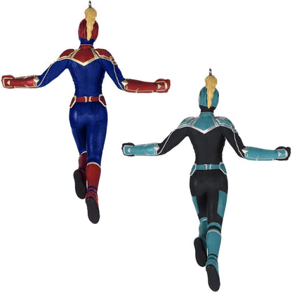 2019 Captain Marvel Mystery Box Hallmark Ornament (Super Heroes) QXI3509