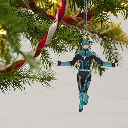 2019 Captain Marvel Mystery Box Hallmark Ornament (Super Heroes) QXI3509