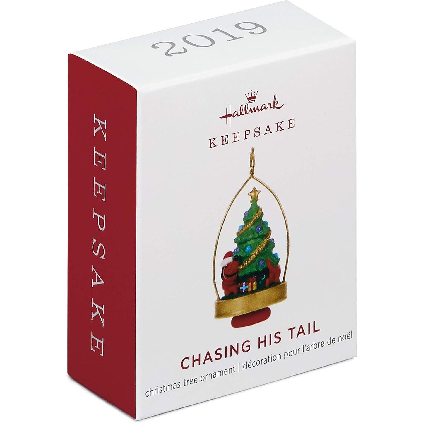 2019 Chasing His Tail Hallmark Ornament (Puppy) QXM8349