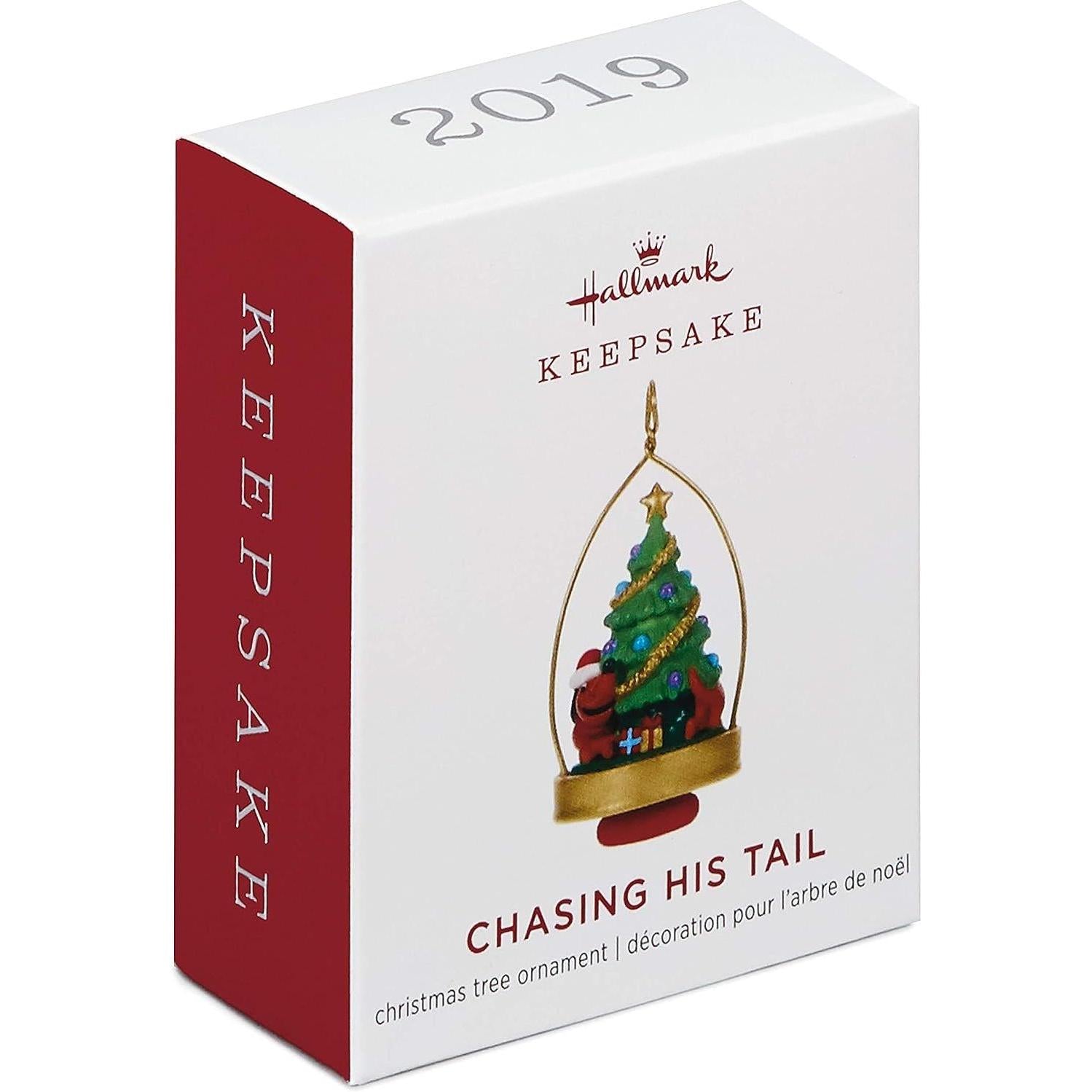 2019 Chasing His Tail Hallmark Ornament (Puppy) QXM8349