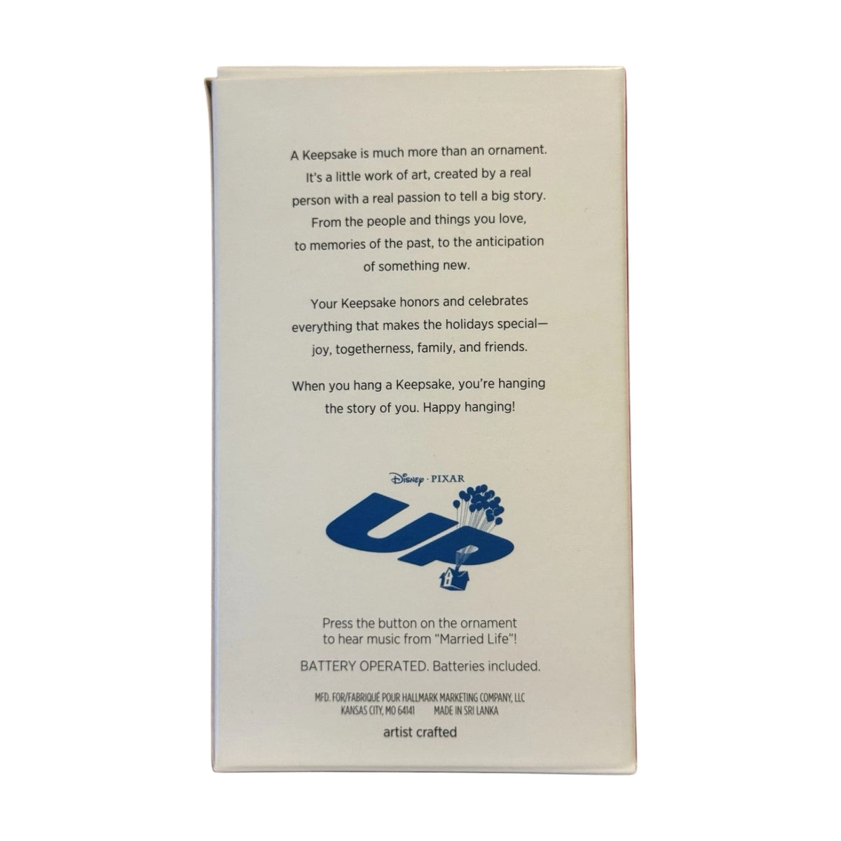 2019 Disney/Pixar UP Musical Ornament Hallmark Ornament QXV1184 Image4