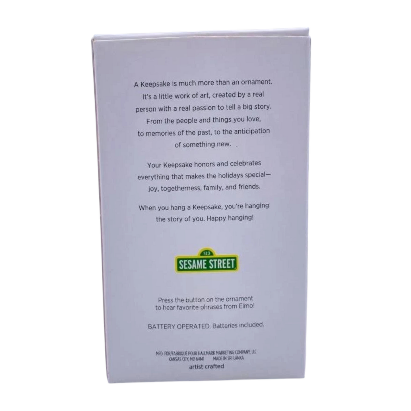 2019 Elmo Hallmark Ornament (Sesame Street) QXI3719