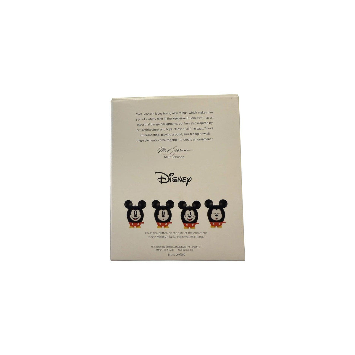 2019 Face to Face Hallmark Ornament (Disney Mickey Mouse) QXD6209 Image8