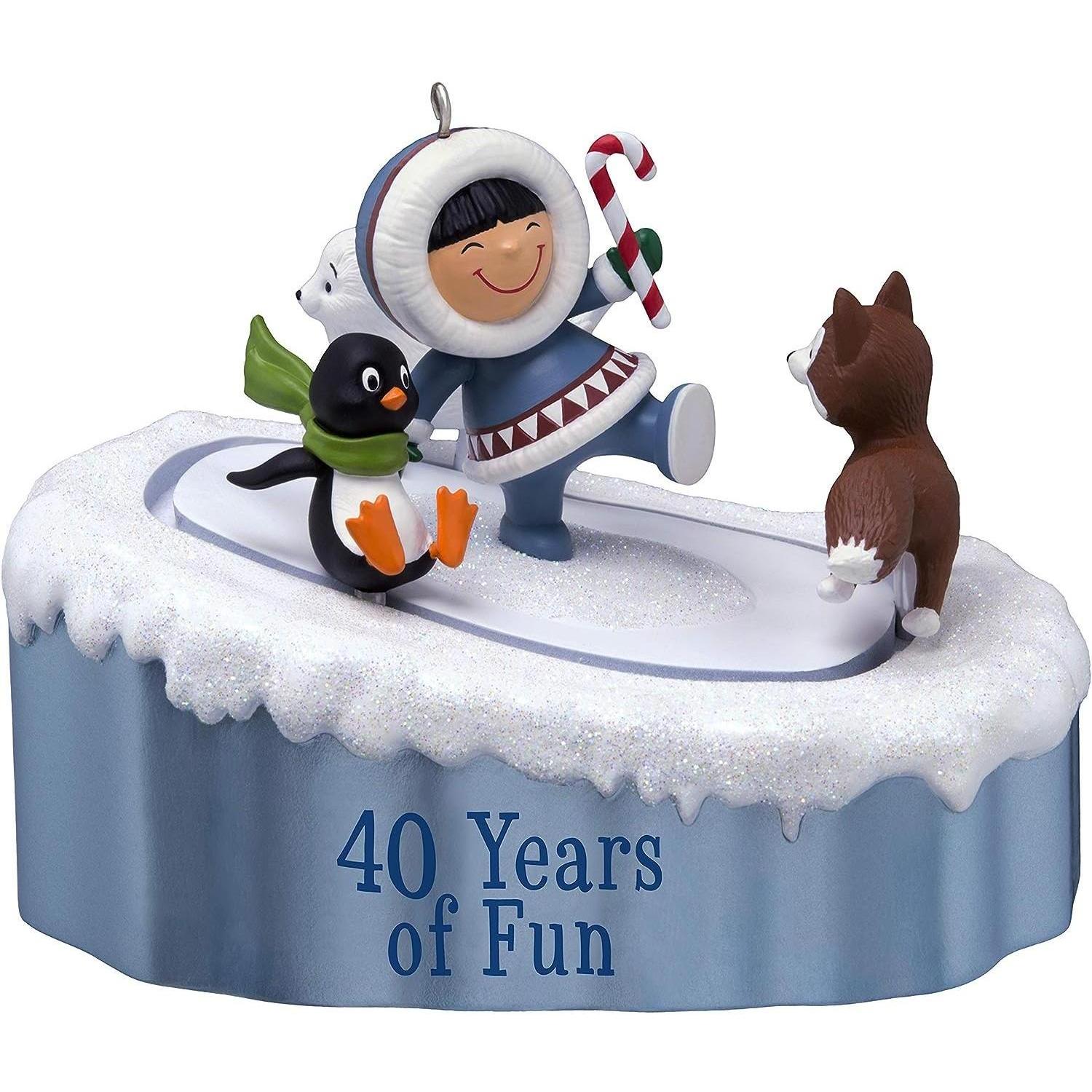2019 Frosty Friends 40th Anniversary Hallmark Ornament (Frosty Friends) QGO2247