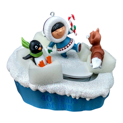 2019 Frosty Friends 40th Anniversary Hallmark Ornament (Frosty Friends) QGO2247