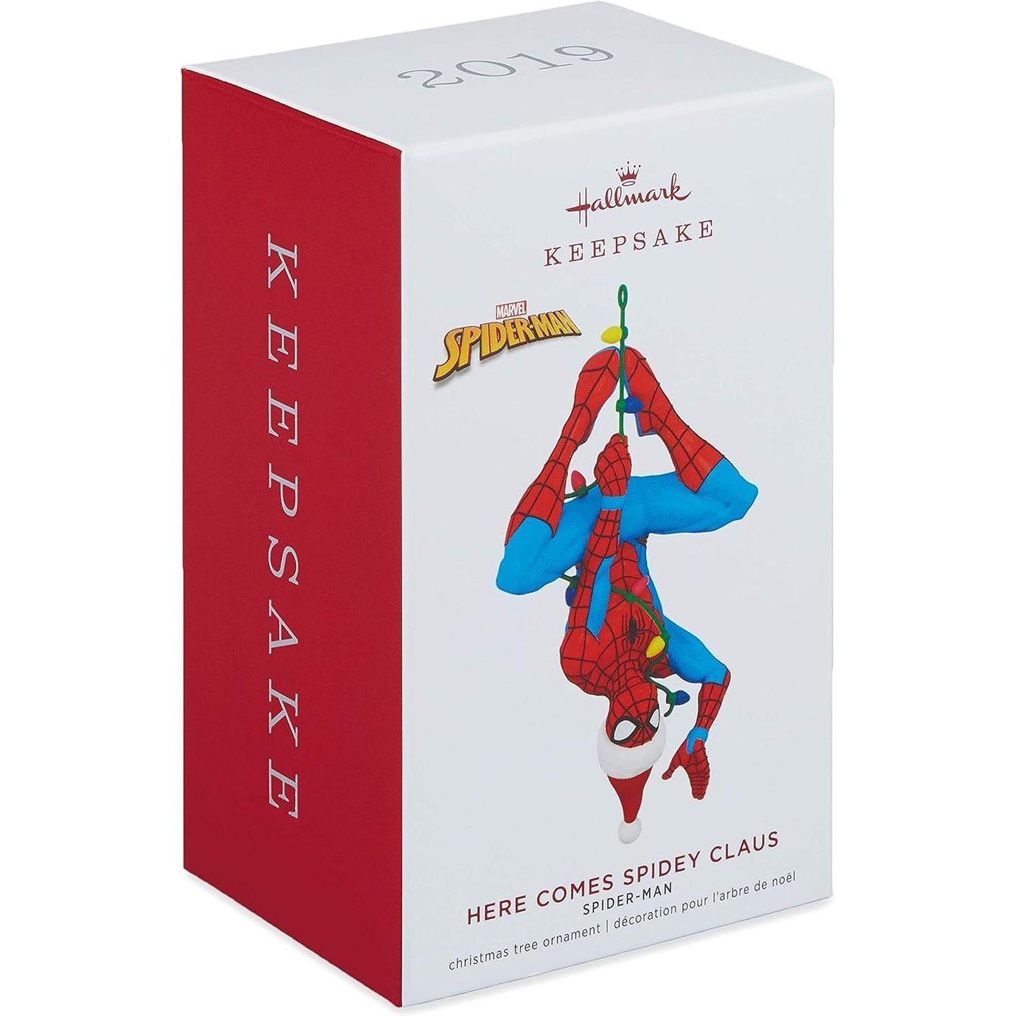 2019 Here Comes Spidey Claus Hallmark Ornament (Spider-Man) QXI3867