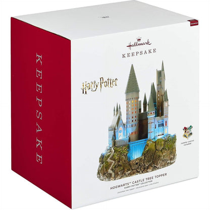 2019 Hogwarts Castle Tree Topper Hallmark Ornament (Harry Potter Collection) QXI3277