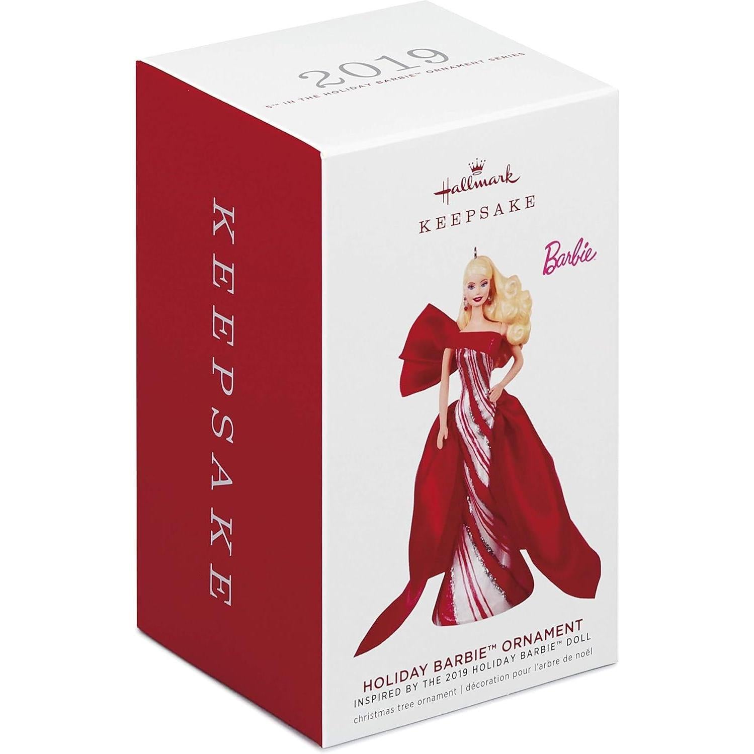 2019 Holiday Barbie Hallmark Ornament (Holiday Barbie) QXR9317
