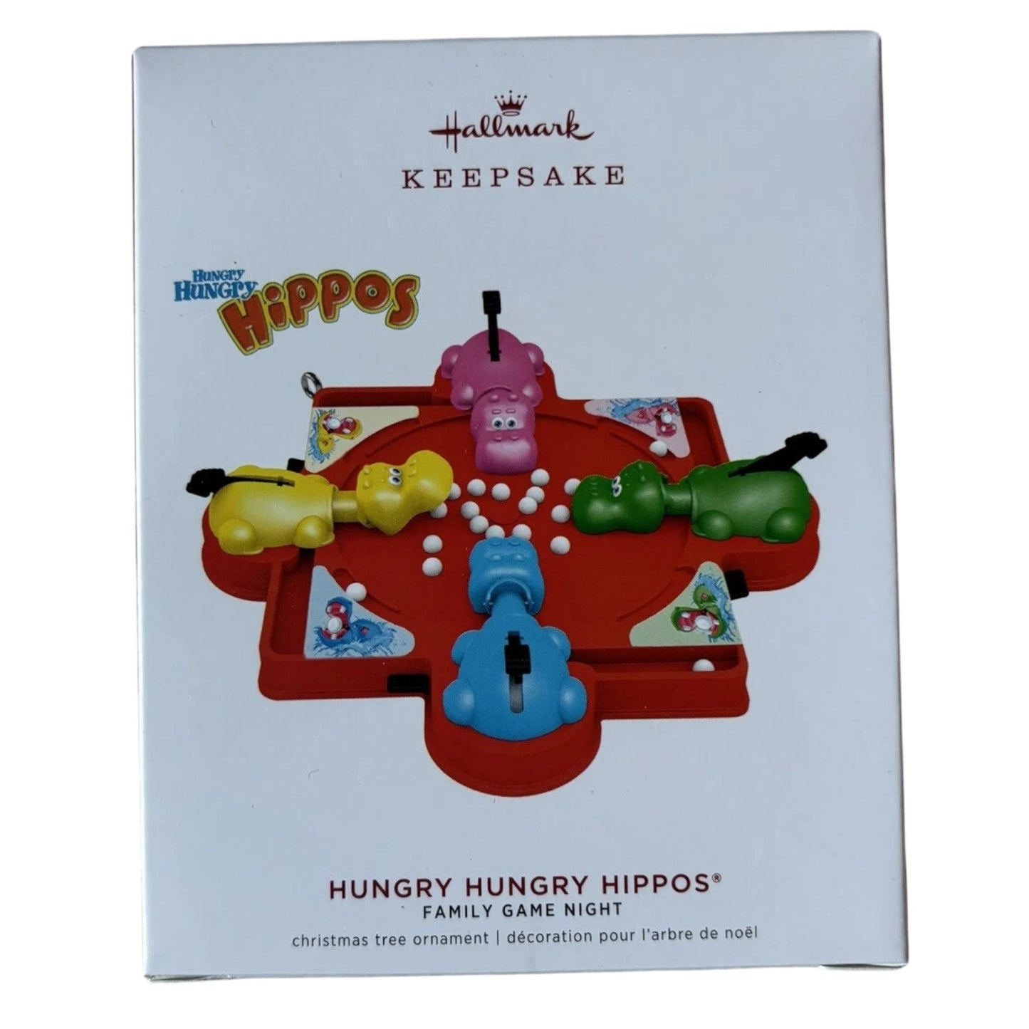 2019 Hungry Hungry Hippos Hallmark Ornament (Family Game Night) QXR9079