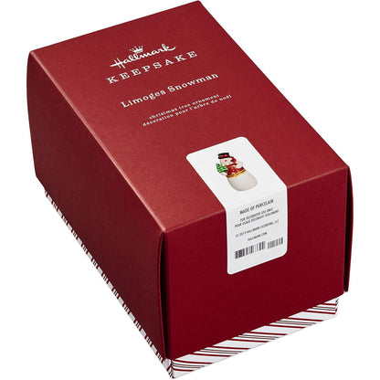 2019 Limoges Snowman Hallmark Ornament (Snowmen) QK1249