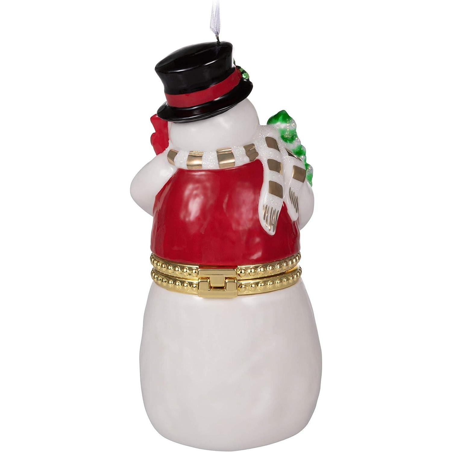 2019 Limoges Snowman Hallmark Ornament (Snowmen) QK1249
