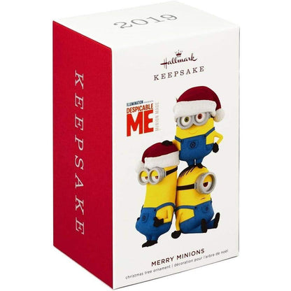 2019 Merry Minions Hallmark Ornament (Despicable Me) QXI3859