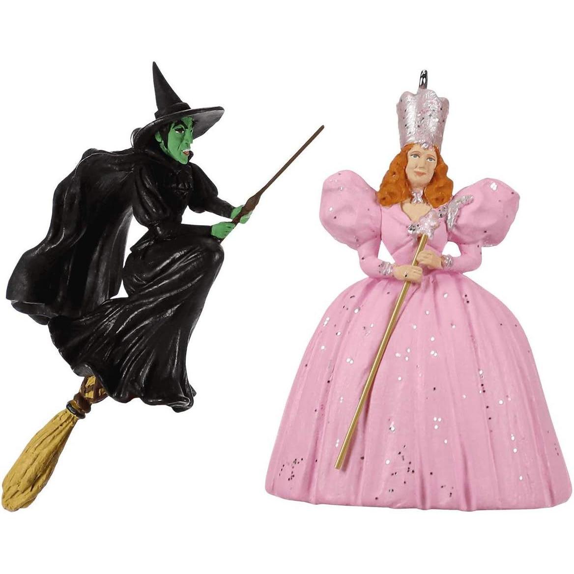 2019 Mini Glinda the Good Witch and Wicked Witch of the West Hallmark Ornament (The Wizard of Oz) QXE3197