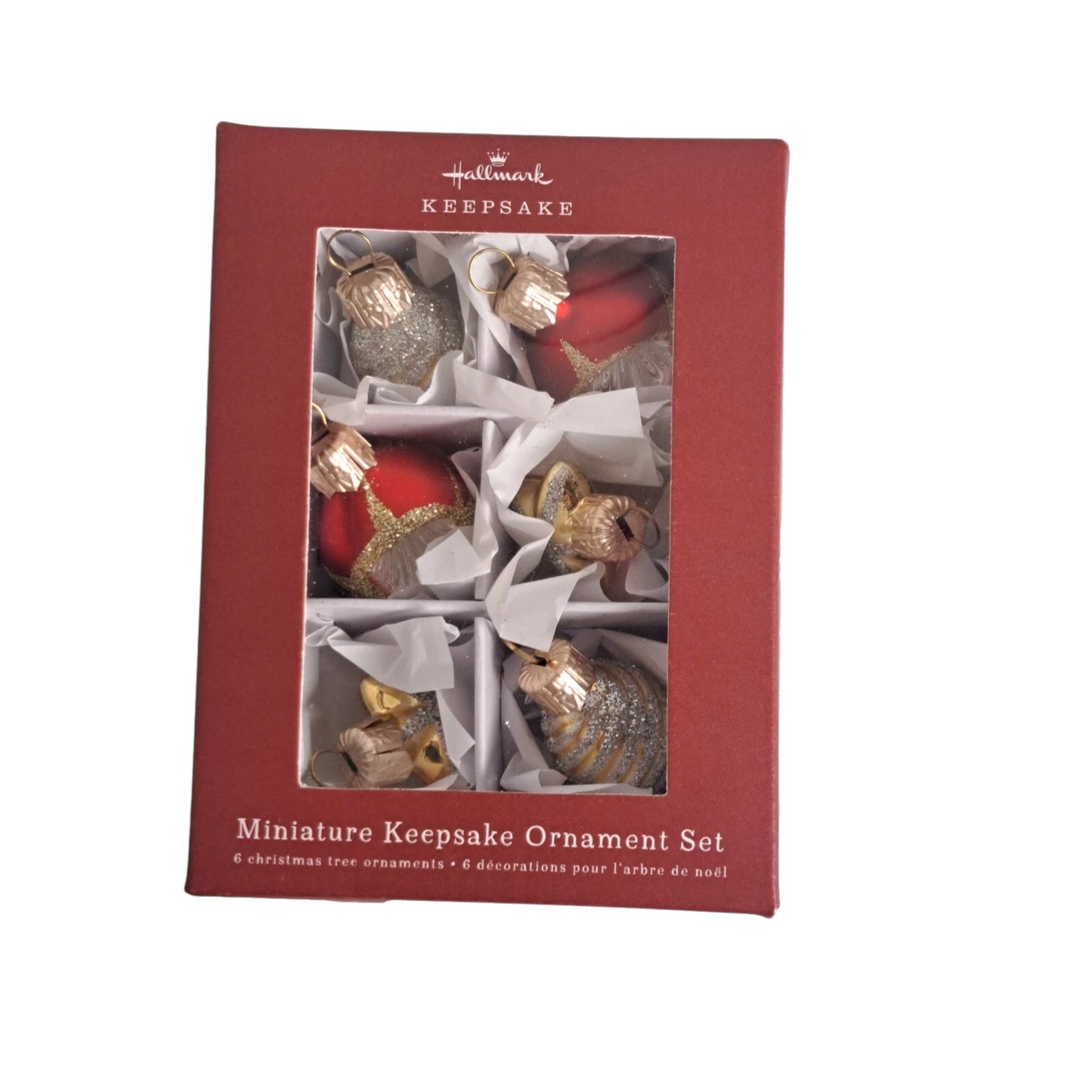 2019 Miniature Keepsake Ornament Set Hallmark Ornament (Blown Glass) QSB6159