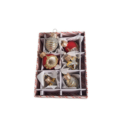 2019 Miniature Keepsake Ornament Set Hallmark Ornament (Blown Glass) QSB6159