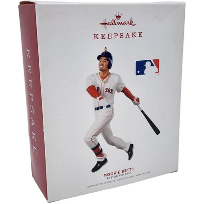 2019 Mookie Betts, Boston Red Sox Hallmark Ornament (At the Ballpark) QXI3877