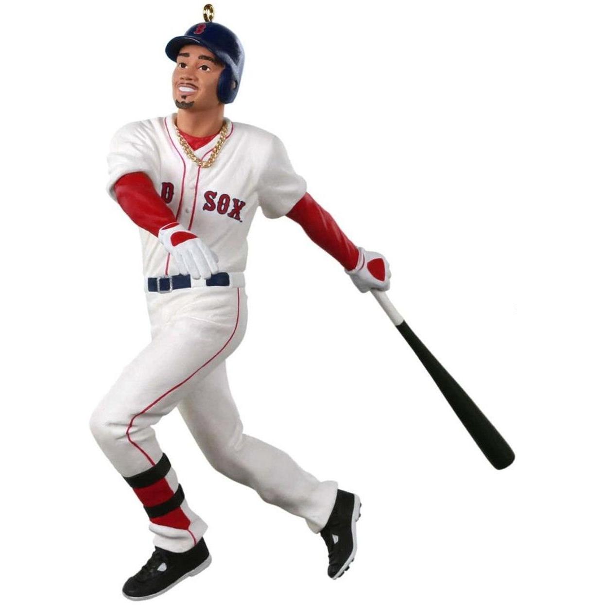2019 Mookie Betts, Boston Red Sox Hallmark Ornament (At the Ballpark) QXI3877