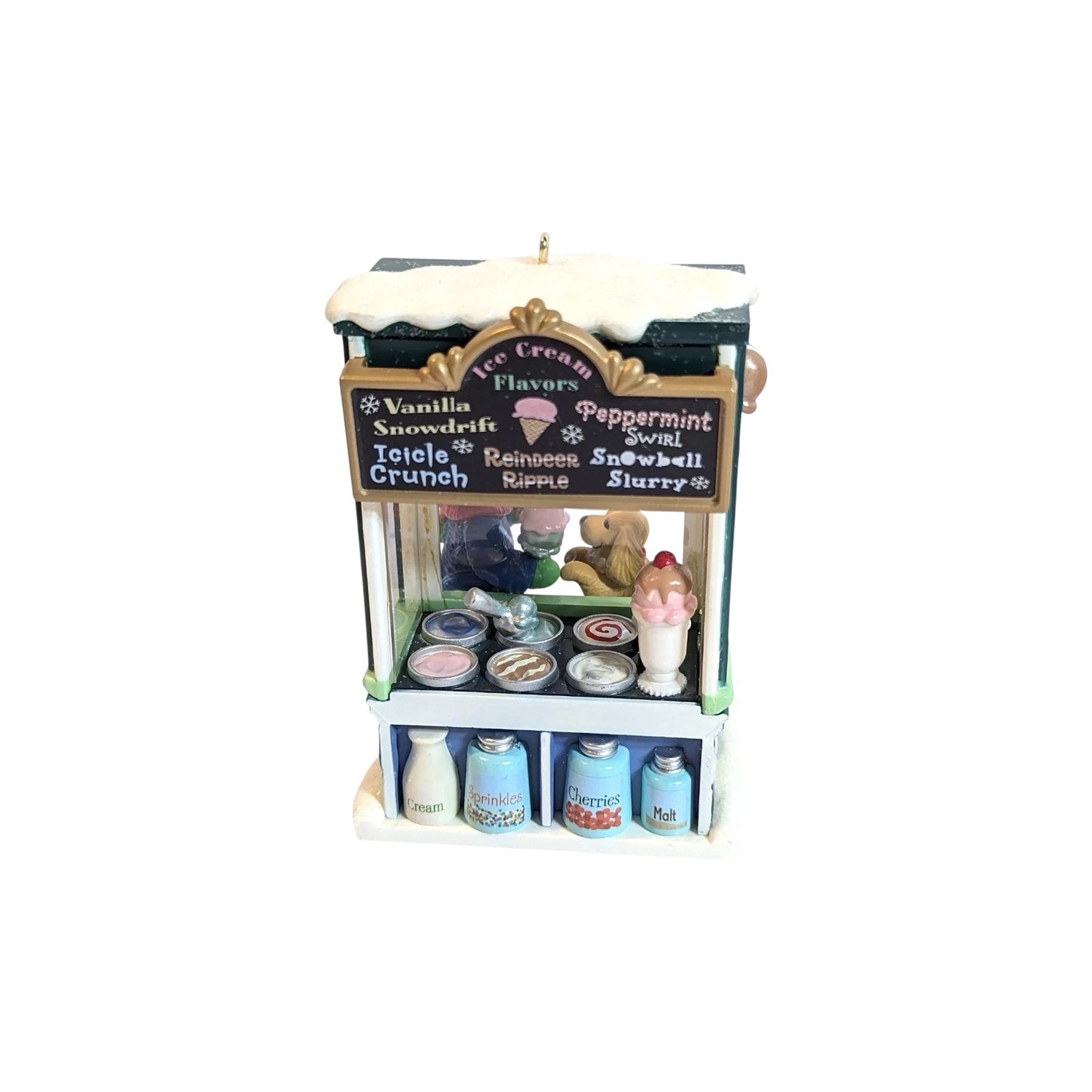 2019 North Pole Creamery Hallmark Ornament (Christmas Window) QXC5334 Image5