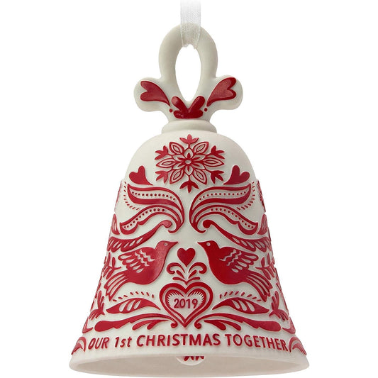 2019 Our First Christmas Hallmark Ornament (Bell) QGO2389
